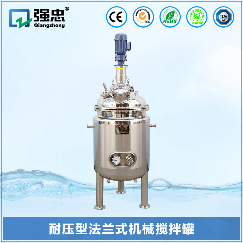 耐壓型法蘭式機(jī)械攪拌罐